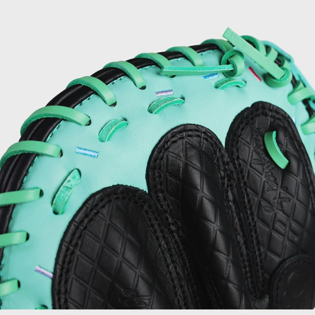 32.5" youth catcher's mitt | mint blackout - Image 6