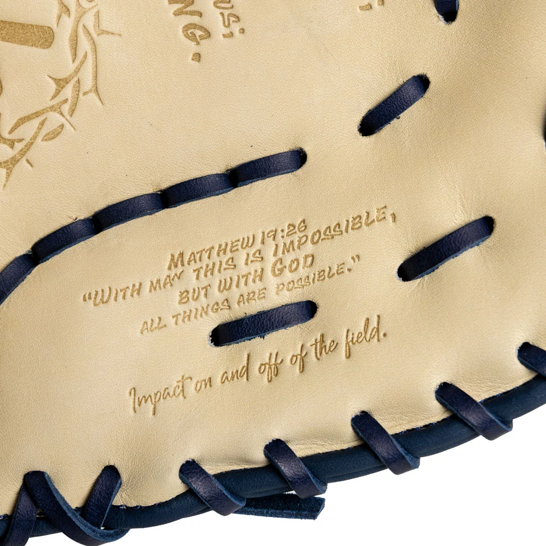 bible first base mitt: navy binding - Image 11