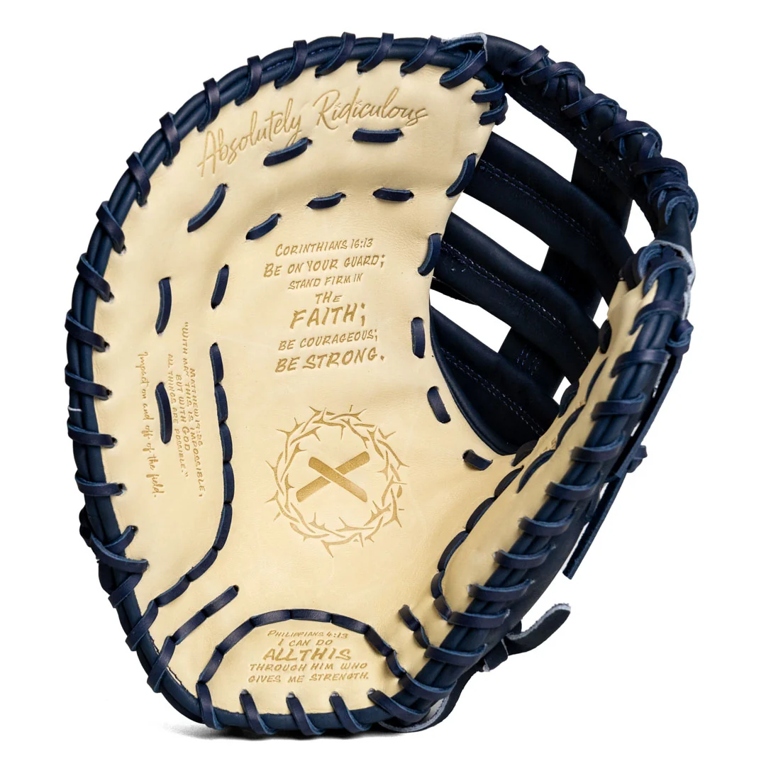 bible first base mitt: navy binding - Image 12