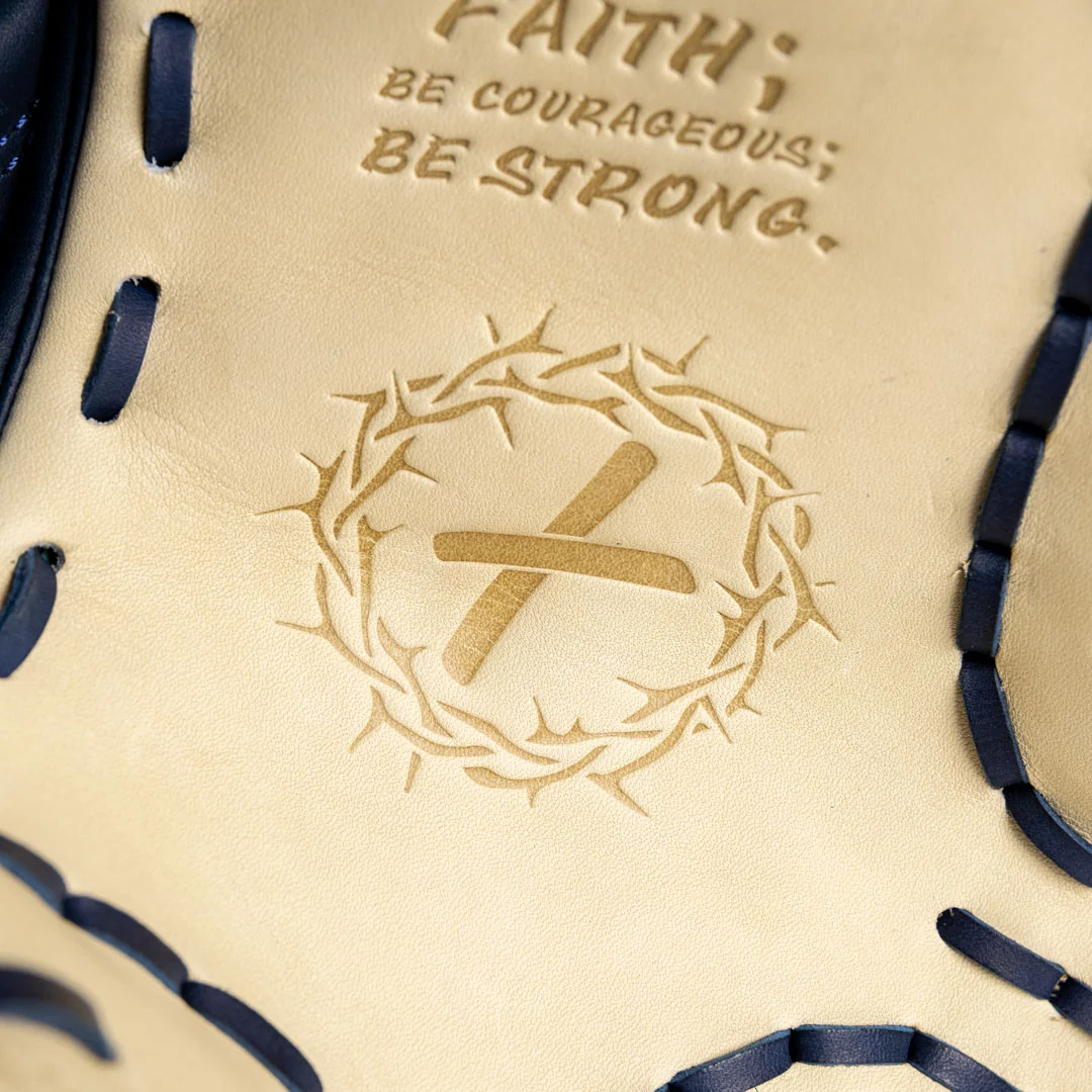 bible first base mitt: navy binding - Image 13