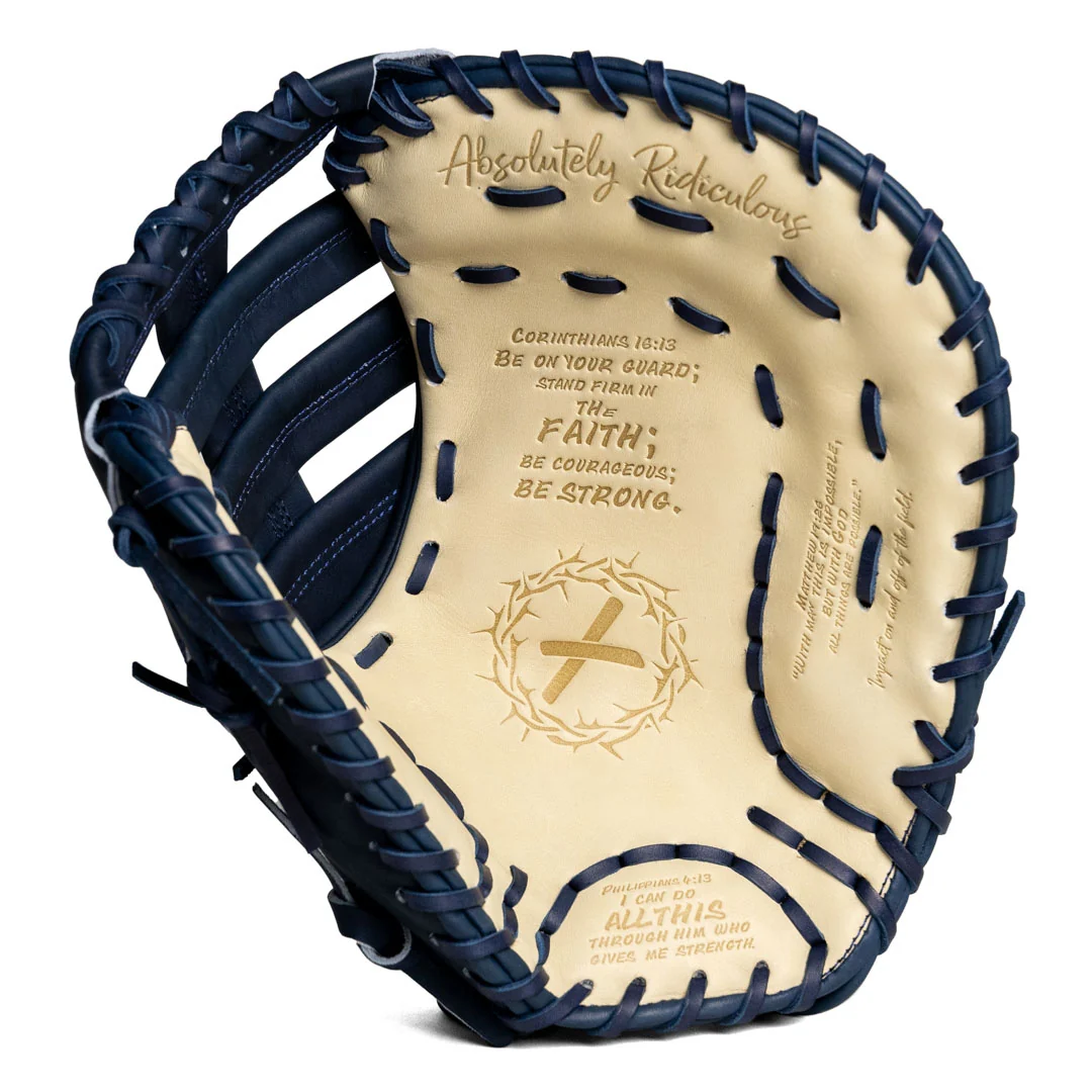 bible first base mitt: navy binding - Image 17