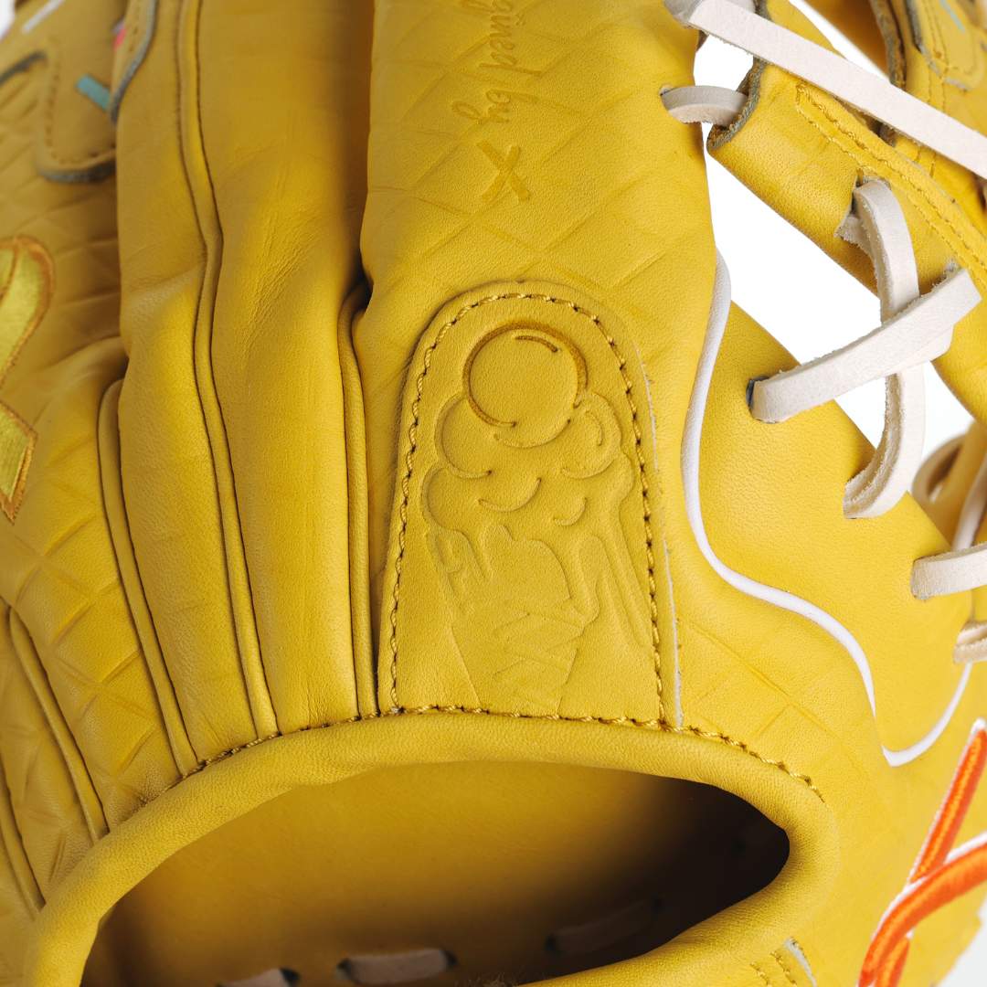 gold ribbon childhood cancer awareness glove - Image 4