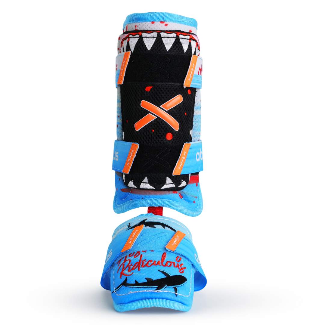shark attack leg guard