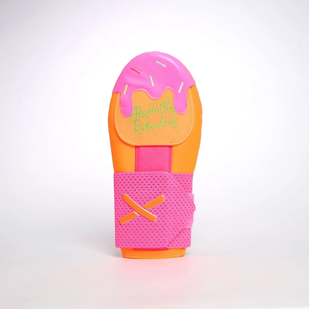 rainbow sherbet ice cream sliding mitt - Image 3